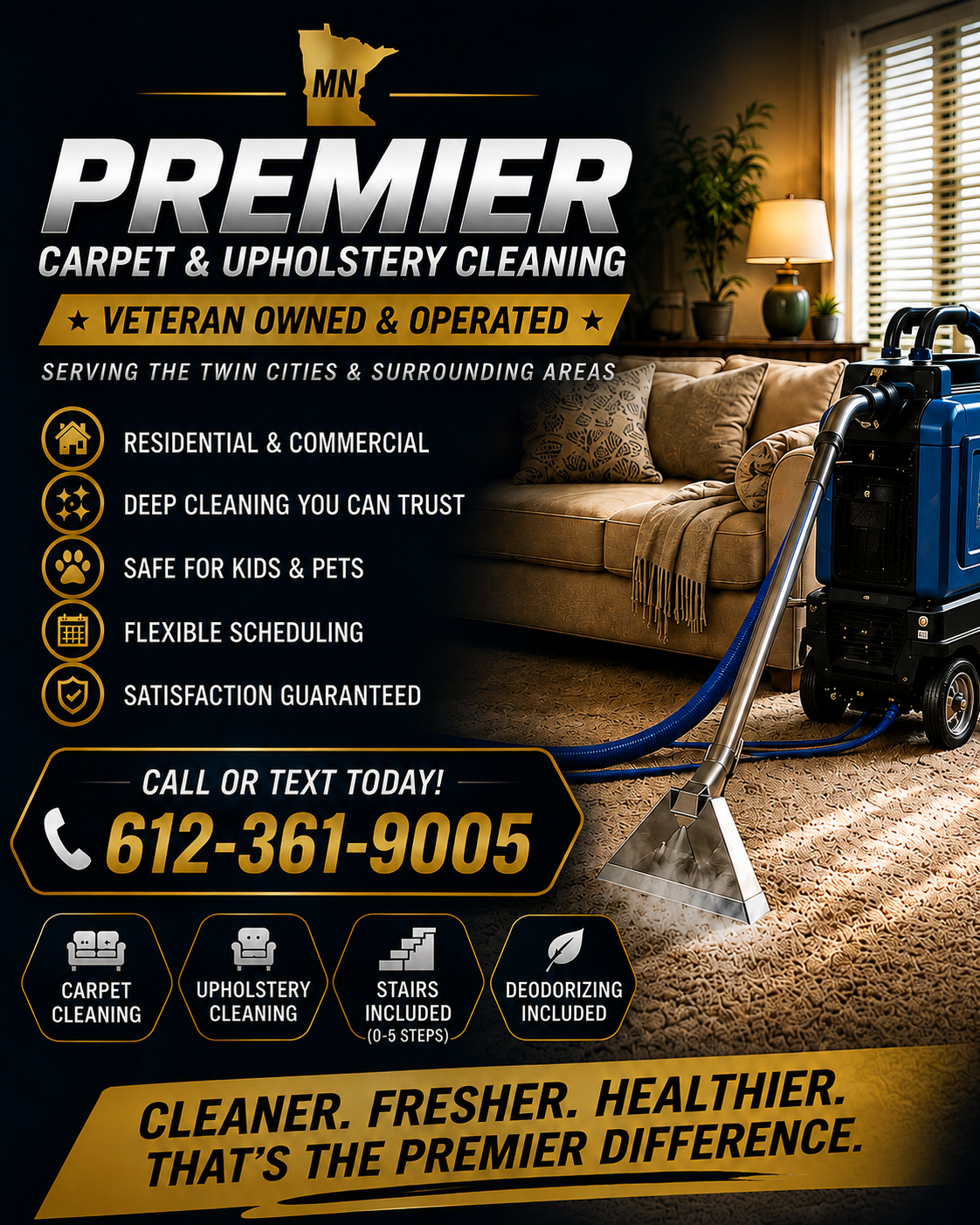Premier Carpet and Upholstery Cleaning