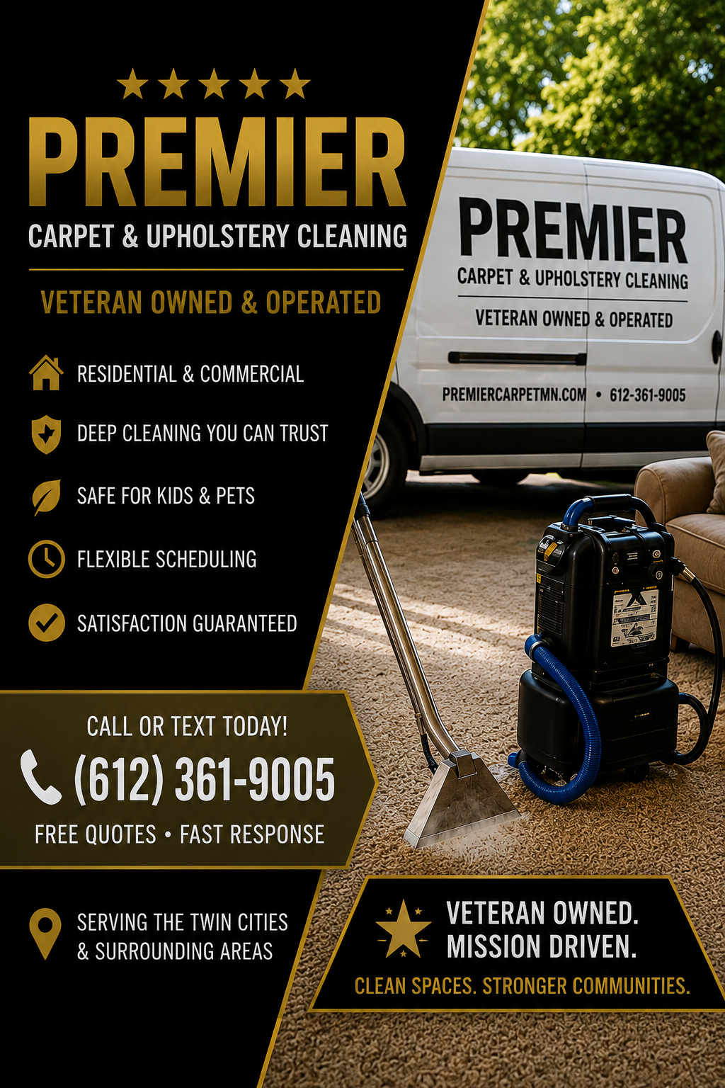 Premier cleaning service graphic